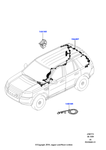 15E Kabelstrang - Karosserie u. Heck L359 FREELANDER 2 2006 - 2014 (L359)