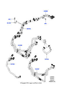 15A Heizungsschläuche L320 RANGE ROVER SPORT 2010 - 2013 (L320),3.0L 24 V DOHC V6 TC Diesel