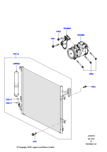 10B Kondensator/Kompr. - Klimaanl. L320 RANGE ROVER SPORT 2010 - 2013 (L320),3.6L V8 32V DOHC EFi Diesel Lion