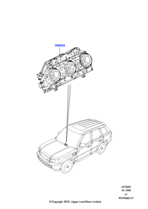 05A Bedieneinheit - Heizung/Klimaanlage L320 RANGE ROVER SPORT 2010 - 2013 (L320)