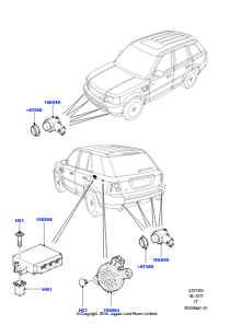 05 Einparkhilfe L320 RANGE ROVER SPORT 2010 - 2013 (L320)