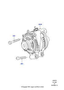 05C Generator u. Befestigungen L320 RANGE ROVER SPORT 2010 - 2013 (L320),5.0L OHC SGDI SGM V8 Benzin - AJ133