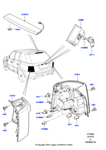 05 Schlußleuchten L320 RANGE ROVER SPORT 2010 - 2013 (L320)
