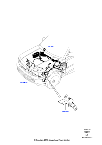 10E Kabelstrang - Motor u. Spritzwand L320 RANGE ROVER SPORT 2010 - 2013 (L320)