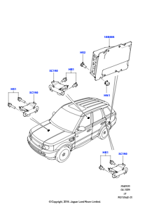 20 Elektronische Dämpferregelung L320 RANGE ROVER SPORT 2010 - 2013 (L320),Ohne gepanzertes Fahrzeug