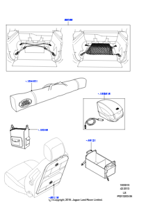 10 Zubehör Ablagen-Satz L319 DISCOVERY 4 2010 - 2016 (L319)