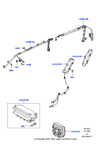 15B Airbag-System L319 DISCOVERY 4 2010 - 2016 (L319)