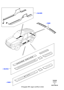 35 Türschwellerschutz L320 RANGE ROVER SPORT 2010 - 2013 (L320)