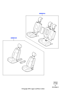 50 Zubehör Vorder- und Rücksitzbezug L320 RANGE ROVER SPORT 2010 - 2013 (L320)