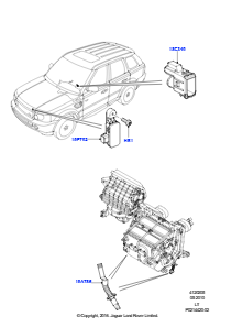 05 Heiz./Klimaanlage, externe Bauteile L320 RANGE ROVER SPORT 2010 - 2013 (L320)