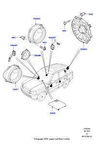 05B Lautsprecher L320 RANGE ROVER SPORT 2010 - 2013 (L320),Midline Soundsystem
