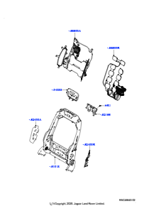 10AB Rückenlehne - Vordersitz L461 NEW RANGE ROVER SPORT 2023 > (L461),Performance-Sitz