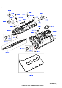 15 Zylinderkopfhaube L461 NEW RANGE ROVER SPORT 2023 > (L461),4,4 V8-Turbobenziner (NC10)