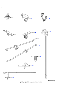 60AD Elektrische Reparaturteile - Clips L460 NEW RANGE ROVER 2022 > (L460)