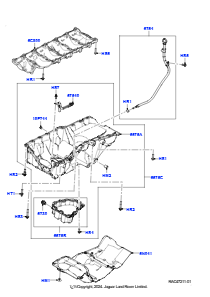 15AD Ölwanne/Ölmeßstab L461 NEW RANGE ROVER SPORT 2023 > (L461),3,0 l AJ20D6 Diesel High