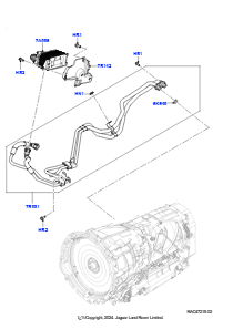 05AB Getriebekühlsystem L460 NEW RANGE ROVER 2022 > (L460),4.4L V8 Turbo Petrol(NC11)