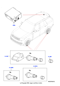 20 Reifendrucküberwachung L460 NEW RANGE ROVER 2022 > (L460),Mit Reifendrucksensoren