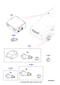 20C Reifendrucküberwachung L462 DISCOVERY 5 2017 > (L462),Mit Reifendrucksensoren