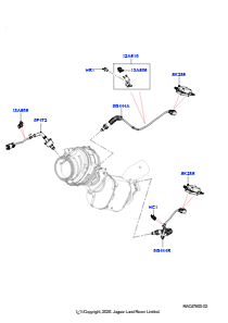 08AJ Abgassensoren und Module L460 NEW RANGE ROVER 2022 > (L460),Benzin Schadstoffklasse 6 Peking