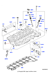 15AA Zylinderkopf L494 RANGE ROVER SPORT 2014 - 2022 (L494),3,0 l AJ20P6 Benzin High