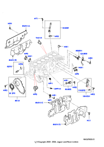 10AD Zyl.block/Verschlußstopfen/Deckel L460 NEW RANGE ROVER 2022 > (L460),3,0 l AJ20P6 Benzin-PHEV