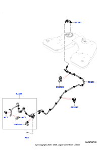 10AE Kraftstoffleitungen L460 NEW RANGE ROVER 2022 > (L460),3,0 l AJ20P6 Benzin-PHEV