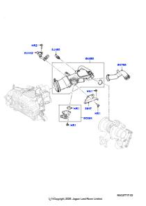 10AB Zw.kühler/Luftführung/Schläuche L551 NEW RANGE ROVER EVOQUE 2019 > (L551),Werk Halewood