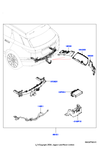 30AS Zubehörsatz L560 RANGE ROVER VELAR 2017 > (L560),(+)"AUS/NZ"