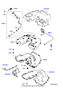 05AA Kraftstoffbehälter L663 NEW DEFENDER 2020 > (L663),4.4L V8 Turbo Petrol(NC11)