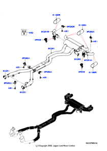 07AC Auspuffanlage hinten L461 NEW RANGE ROVER SPORT 2023 > (L461),Motorantrieb - 625PS