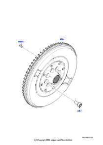 10AD Schwungscheibe L460 NEW RANGE ROVER 2022 > (L460),3,0 l AJ20D6 Diesel High