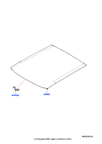 25AB Dachblech L460 NEW RANGE ROVER 2022 > (L460),Ohne Dachumbau