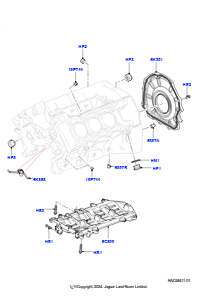 10A Zyl.block/Verschlußstopfen/Deckel L462 DISCOVERY 5 2017 > (L462),3,0 l DOHC GDI SC V6 BENZIN