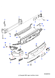 10AC Stoßfänger hinten L663 NEW DEFENDER 2020 > (L663),SV-Modellspez