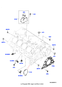 10AA Zyl.block/Verschlußstopfen/Deckel L461 NEW RANGE ROVER SPORT 2023 > (L461),4.4L V8 Turbo Petrol(NC11)