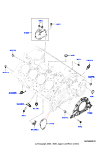 10AA Zyl.block/Verschlußstopfen/Deckel L461 NEW RANGE ROVER SPORT 2023 > (L461),4.4L V8 Turbo Petrol(NC11)