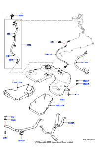 05AL Kraftstoffbehälter L461 NEW RANGE ROVER SPORT 2023 > (L461),3,0 l AJ20P6 Benzin High