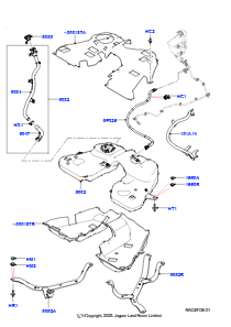 05AD Kraftstoffbehälter L461 NEW RANGE ROVER SPORT 2023 > (L461),4.4L V8 Turbo Petrol(NC11)