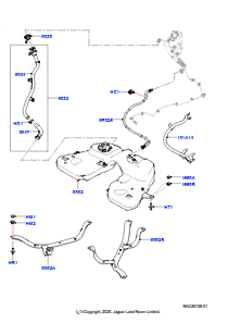 05AE Kraftstoffbehälter L461 NEW RANGE ROVER SPORT 2023 > (L461),4.4L V8 Turbo Petrol(NC11)