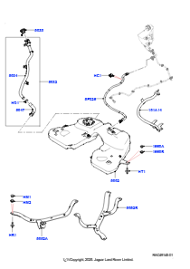 05AP Kraftstoffbehälter L460 NEW RANGE ROVER 2022 > (L460),3,0 l AJ20P6 Benzin High