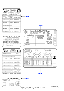10AN Etiketten L663 NEW DEFENDER 2020 > (L663)