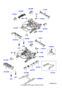 15C Sockel - Vordersitz L462 DISCOVERY 5 2017 > (L462)