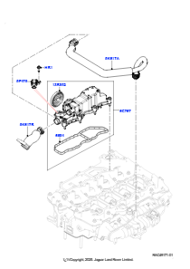 05AN Abgasentgiftung - Kurbelgehäuse L462 DISCOVERY 5 2017 > (L462),2.0L I4 DOHC AJ200 Benz., hohe L.