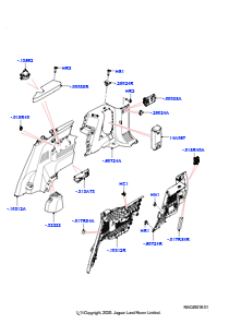 25AJ Seitenverkleidung L663 NEW DEFENDER 2020 > (L663),Langer Radstand