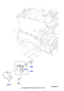 13A Einspritzpumpe an Motor angebaut L462 DISCOVERY 5 2017 > (L462),3,0 l DOHC GDI SC V6 BENZIN