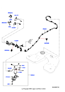 10AG Kraftstoffleitungen L460 NEW RANGE ROVER 2022 > (L460),3,0 l AJ20D6 Diesel High