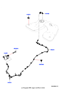 10AA Kraftstoffleitungen L460 NEW RANGE ROVER 2022 > (L460),4.4L V8 Turbo Petrol(NC11)