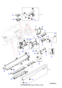 05AE Instrumententafel L663 NEW DEFENDER 2020 > (L663)