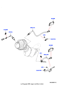 08AA Abgassensoren und Module L460 NEW RANGE ROVER 2022 > (L460),SULEV-Anforderungen