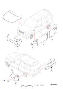 20AA Wrapping Folien L462 DISCOVERY 5 2017 > (L462),Matte Umhüllung